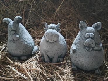 Gartenfigur Bauernhof Tiere