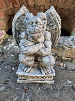 Gartenfigur Gargoyle Horni