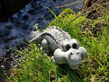 Gartenfigur Krokodil kroko