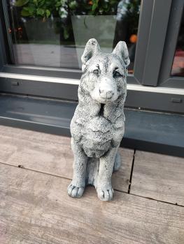 Gartenfigur Schäferhund Oscar