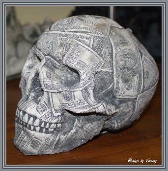 Steinfigur_Gartenfigur_Skull_Totenkopf_Dollar